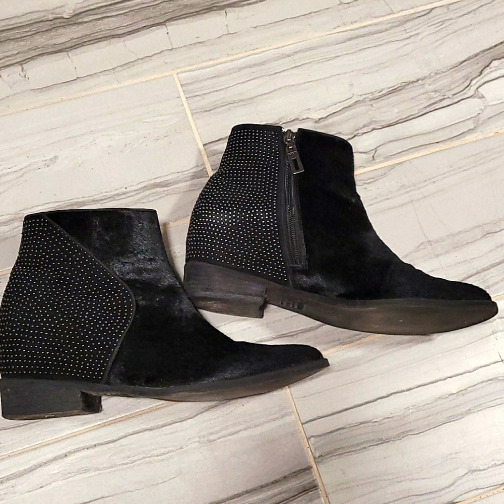 Schutz wedge bootie
